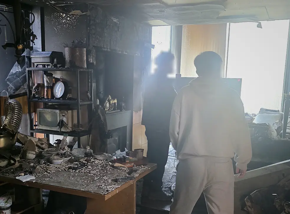 인천 동구 주택 침수복구청소 시공 전